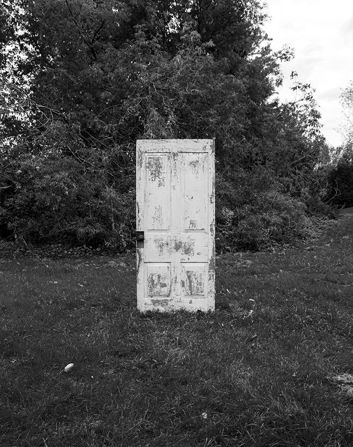 Door A bnw crop